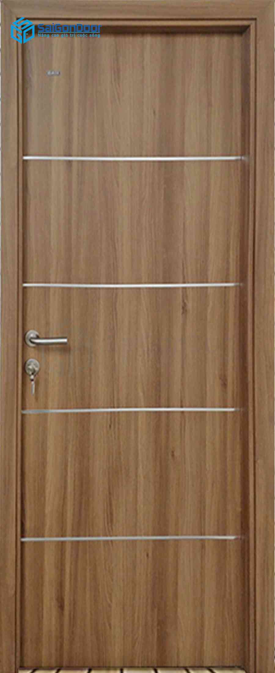 Cửa Nhựa Vân Gỗ Sang Trọng Chống Nước 16 Cửa nhựa ABS Hàn Quốc KOS P1R4