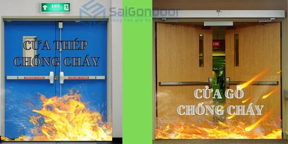 Bảng báo giá cửa thép chống cháy và cửa gỗ chống cháy