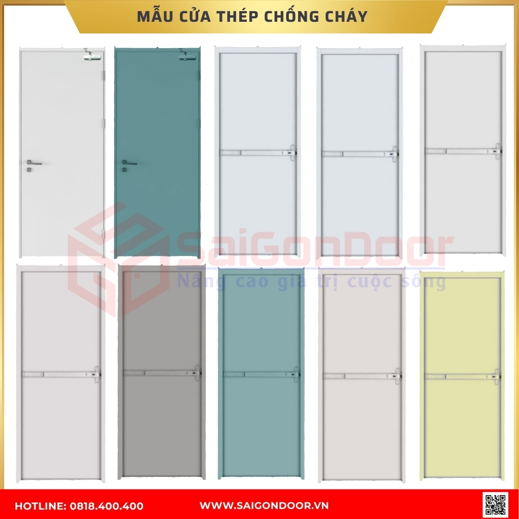 Mẫu cửa thép chống cháy được ưa chuộng tại Sóc Trăng