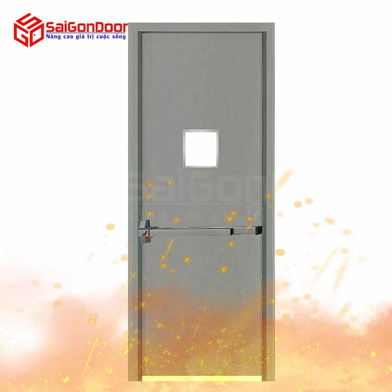 Những ưu điểm vượt trội khi lắp đặt cửa chống cháy có ô kính