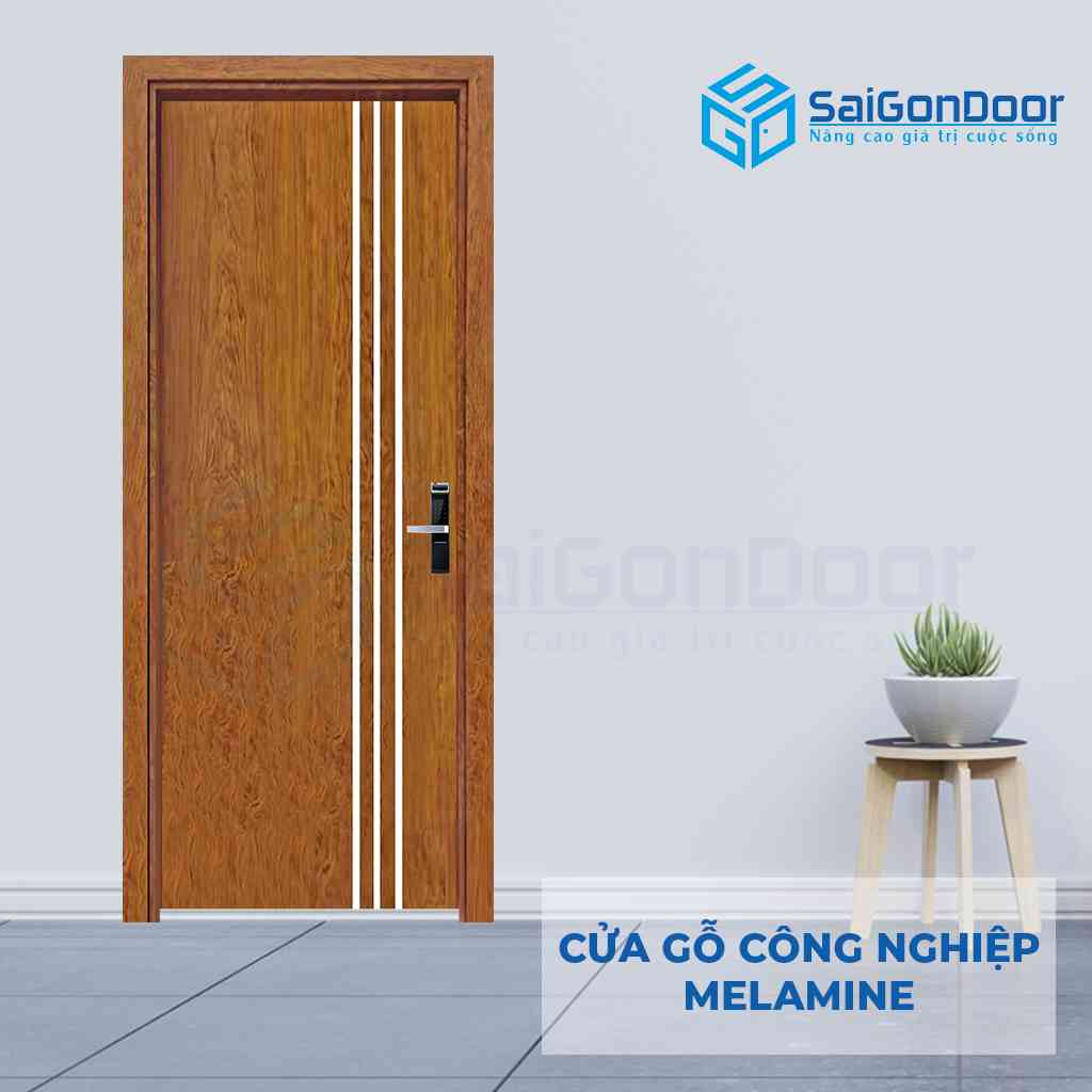 CỬA GỖ CÔNG NGHIỆP MDF MELAMINE P1R3