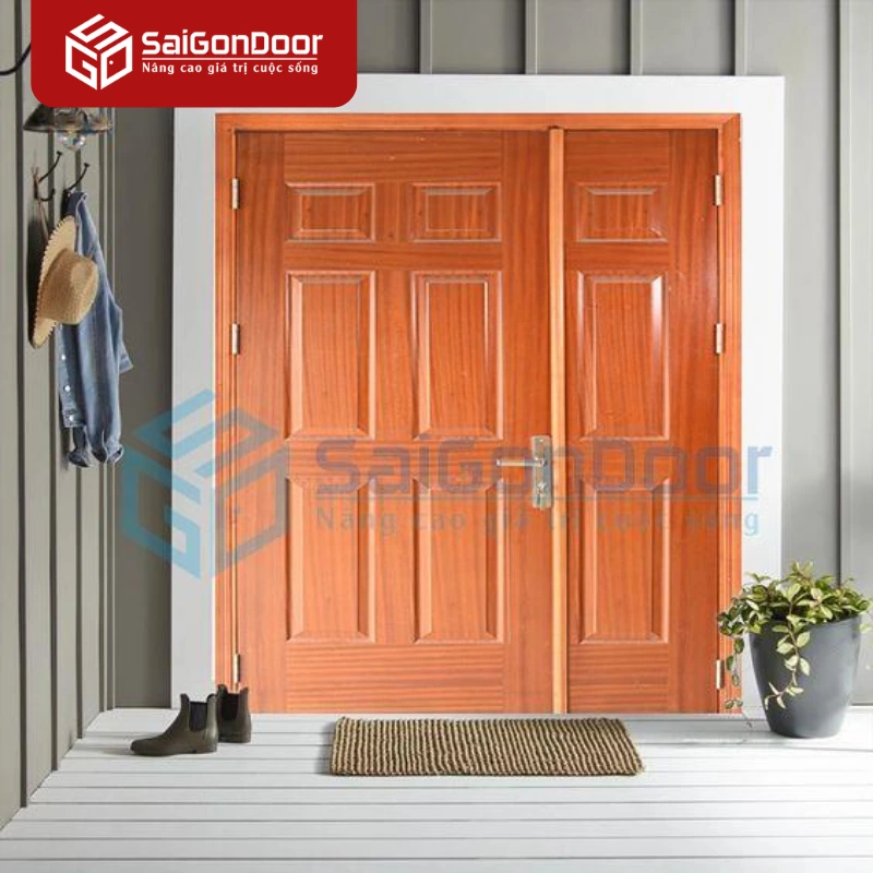 Cửa Gỗ HDF Veneer MBC.V9A-OAK