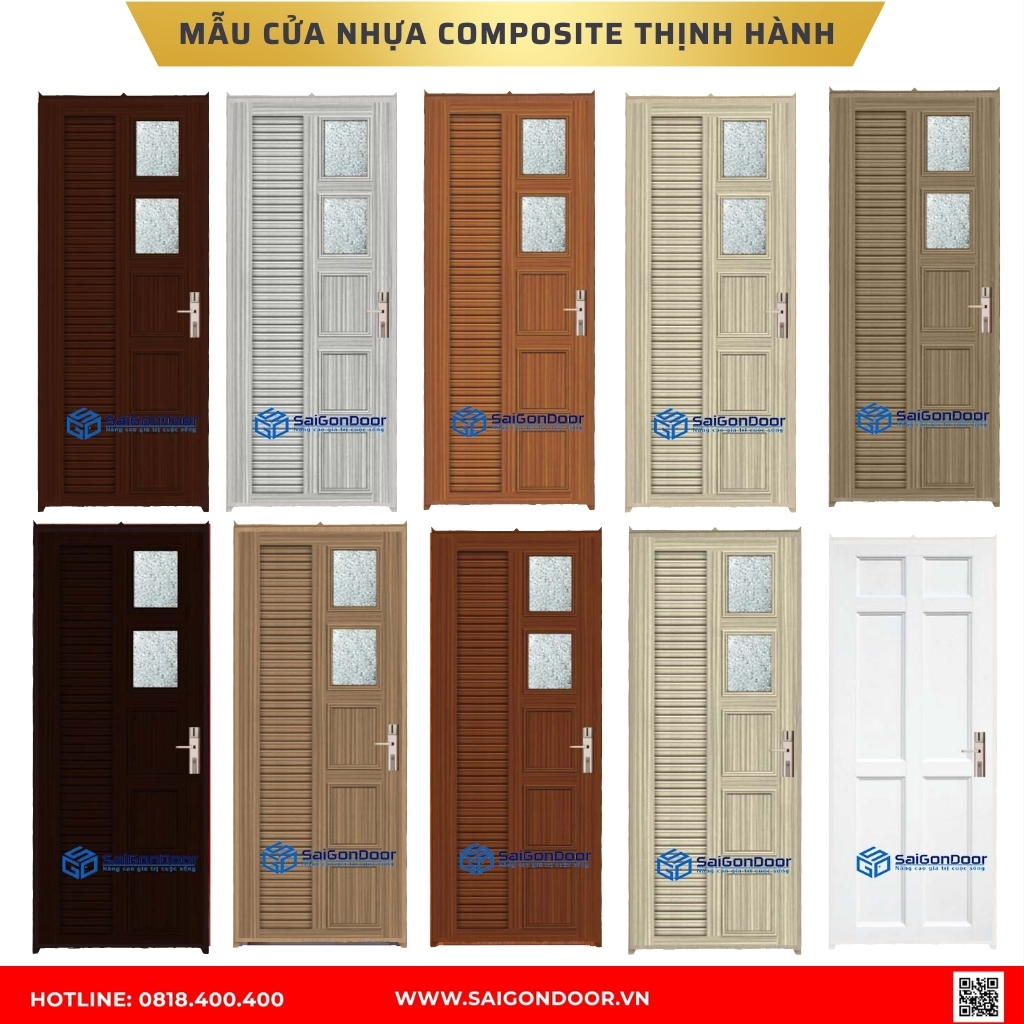 Mẫu cửa nhựa composite Kiên Giang