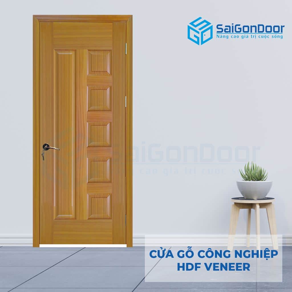 Cửa Gỗ Công Nghiệp HDF Veneer 6B-sapele (3)