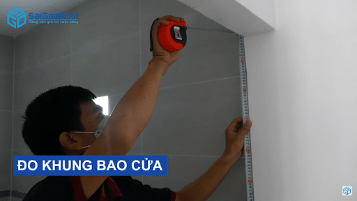 Đo kích thước khung bao cửa