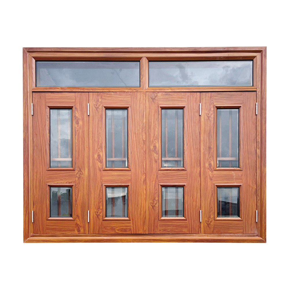 Cửa Sổ Thép Vân Gỗ SGDCSTVG-15