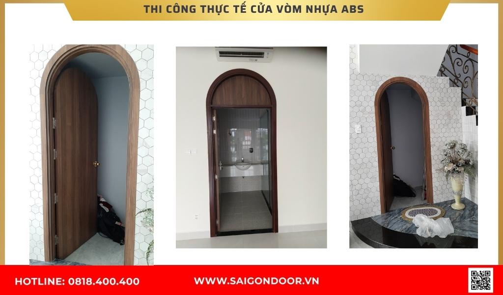 Hình ảnh thi công thực tế cửa nhựa  Hàn Quốc Cần Thơ