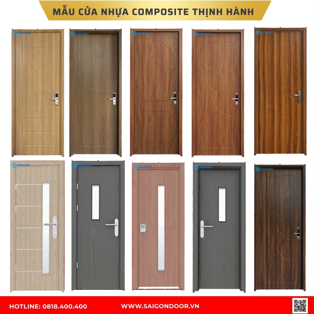 Mẫu cửa nhựa composite Cà Mau