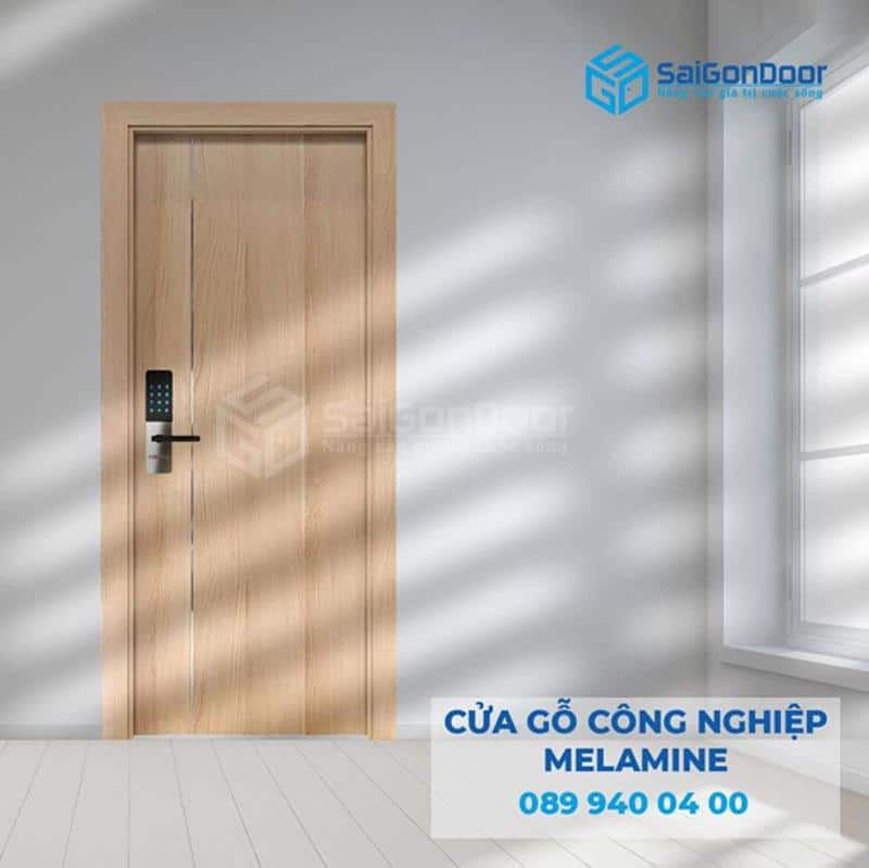 Mẫu cửa gỗ công nghiệp phủ Melamine bán chạy nhất tạI SaiGonDoor