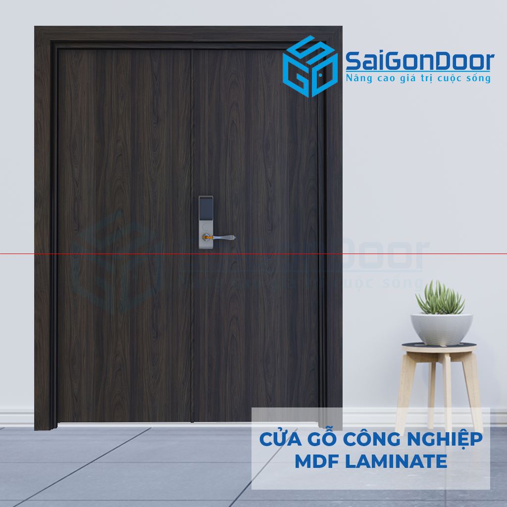 CỬA GỖ CÔNG NGHIỆP MDF LAMINATE 2P11s