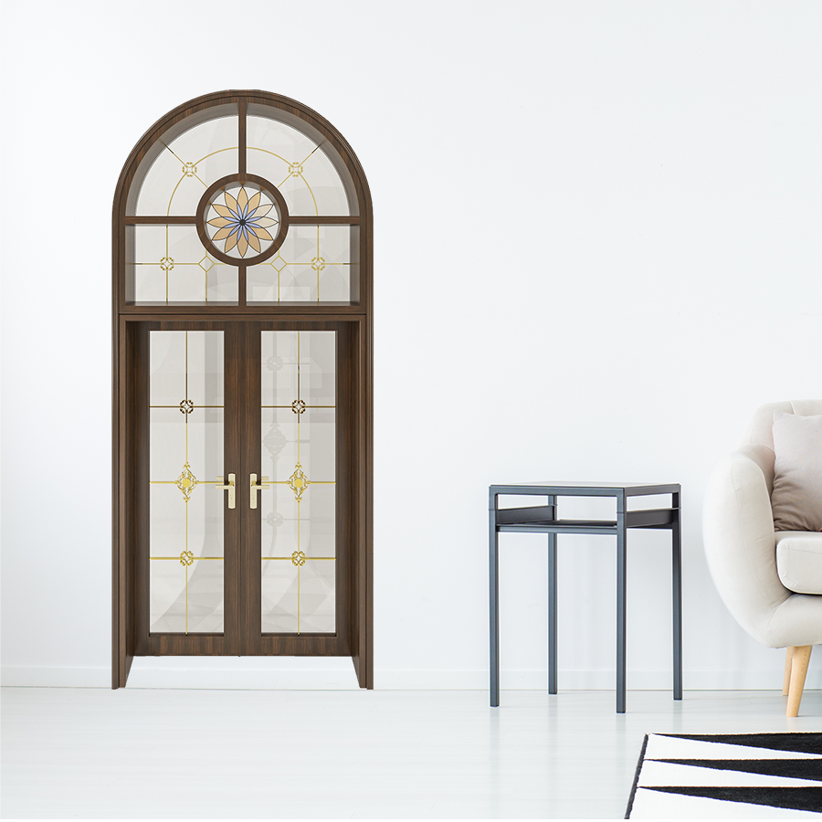 Cửa Nhôm Vân Gỗ SGD-CNVG-13