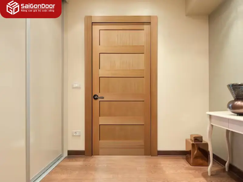 Cửa gỗ HDF cách âm tốt