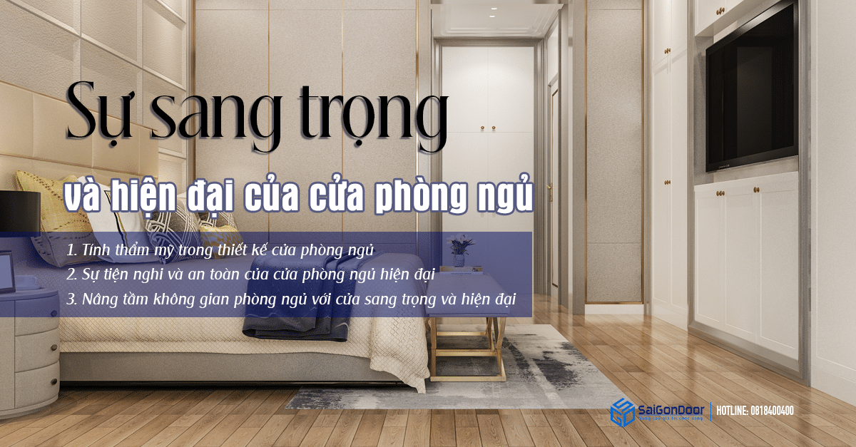 Sự sang trọng và hiện đại của cửa nhựa phòng ngủ