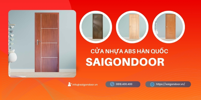 Cửa nhựa ABS lắp đặt cho nhiều vị trí 