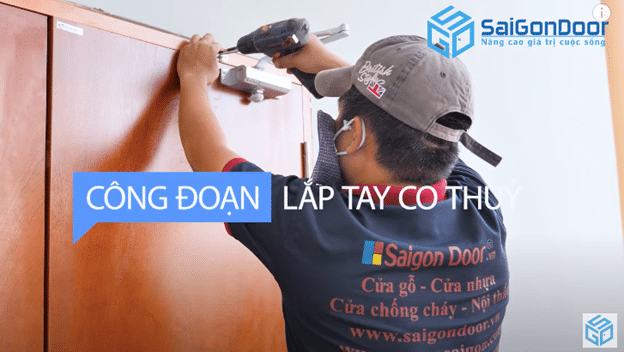 Gắn tay co thuỷ lực