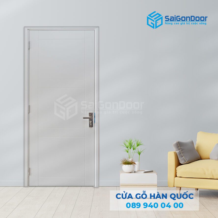 Cửa gỗ Plastic Laminate là loại cửa cao cấp nhất trong các loại cửa gỗ công nghiệp