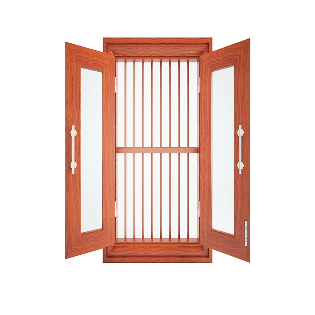 Cửa thép vân gỗ SGD CS2K SS