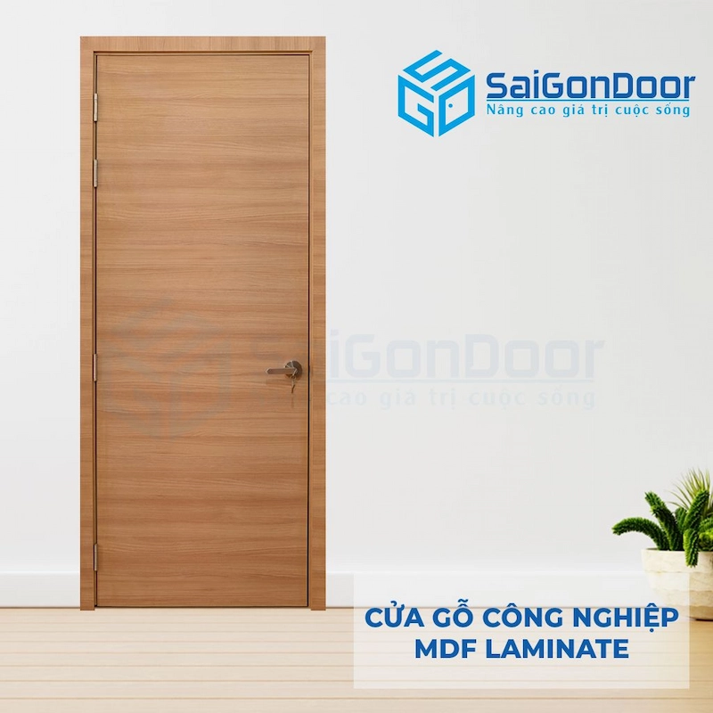 Cửa gỗ công nghiệp MDF thân thiện với môi trường 