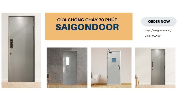 Địa chỉ mua cửa chống cháy 70 phút uy tín 