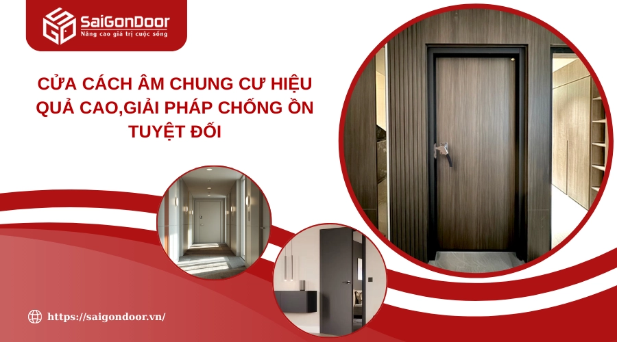 Cửa Cách Âm Chung Cư Hiệu Quả Cao,Giải Pháp Chống Ồn Tuyệt Đối