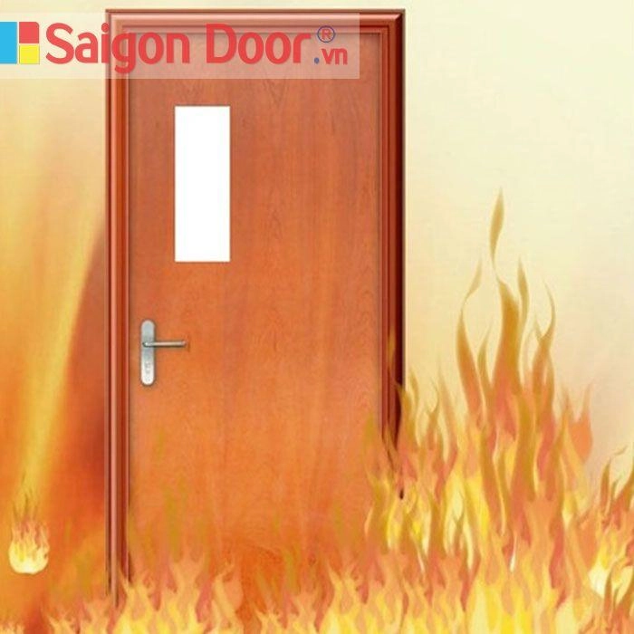 Báo giá cửa gỗ chống cháy Saigondoor