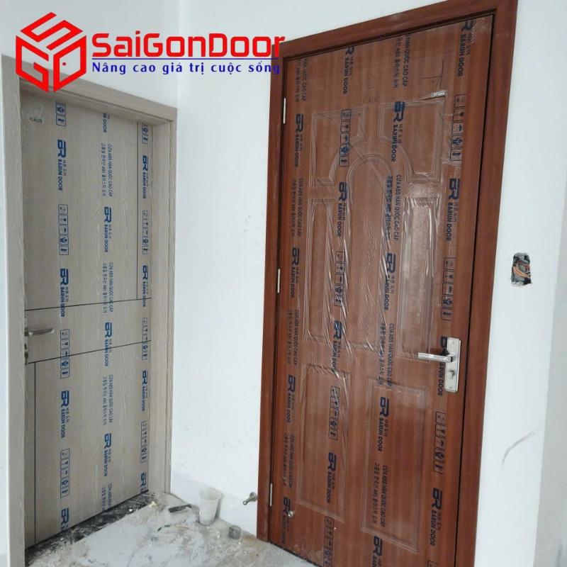 Hình ảnh thi công thực tế: 3 bộ cửa nhựa abs tại nhà chị V.K.O, Phường 2, Đồng Tháp