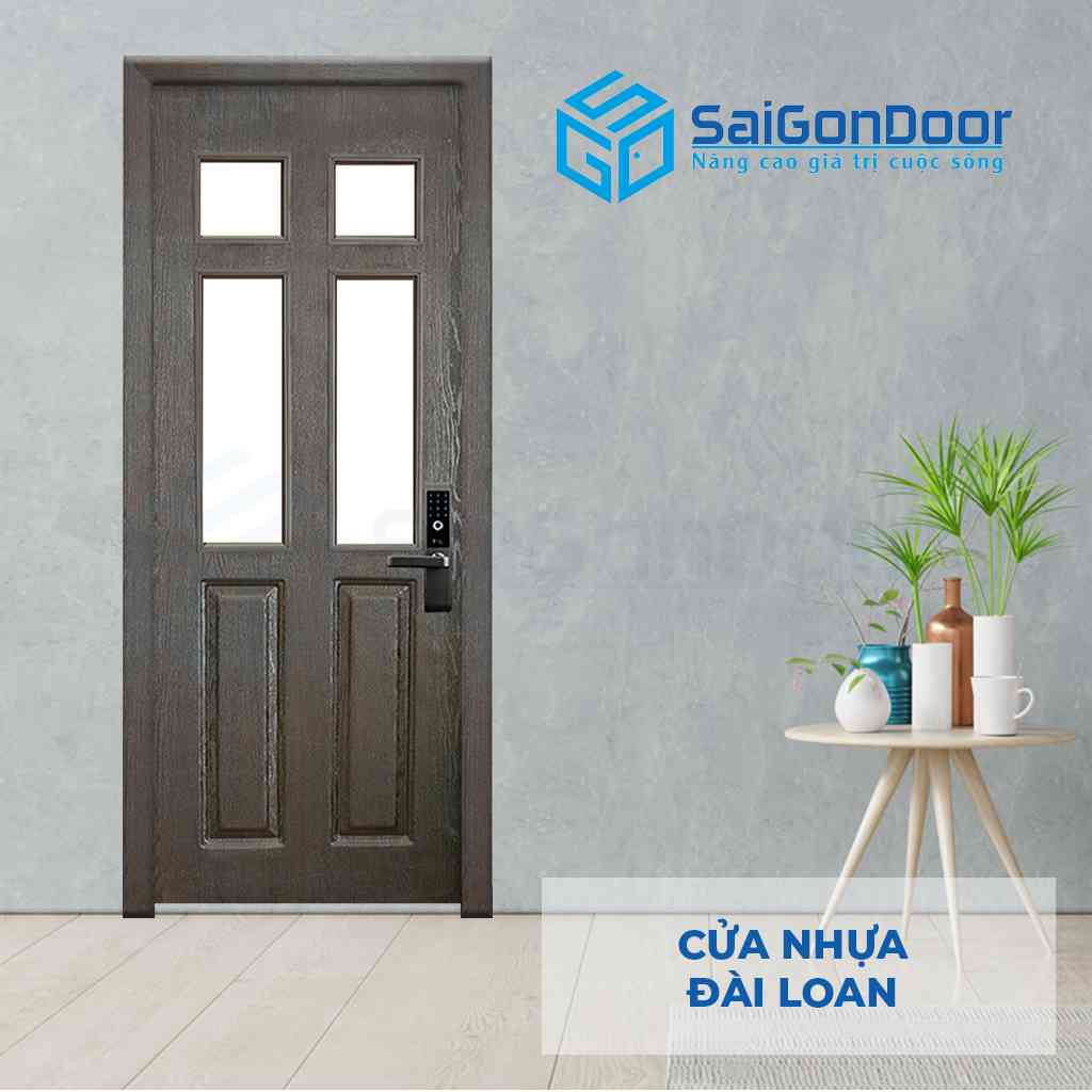 Mẫu cửa nhựa giả gỗ Đài Loan 03-805E