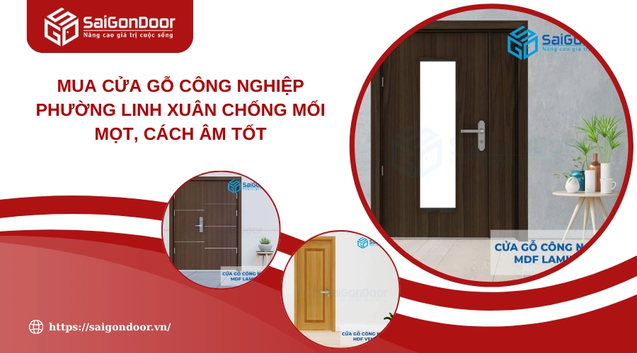 Mua Cửa Gỗ Công Nghiệp Phường Linh Xuân Chống Mối Mọt, Cách Âm Tốt