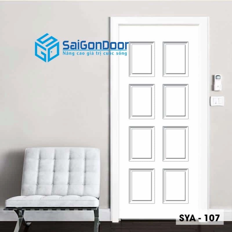 Mẫu cửa phào chỉ nổi hiện đại