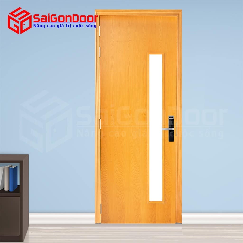 Cửa gỗ chống cháy GCC-MDF veneer P1G1 Sồi