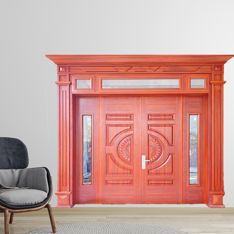Cửa Thép Vân Gỗ SGD-KM.TVG-4C.2