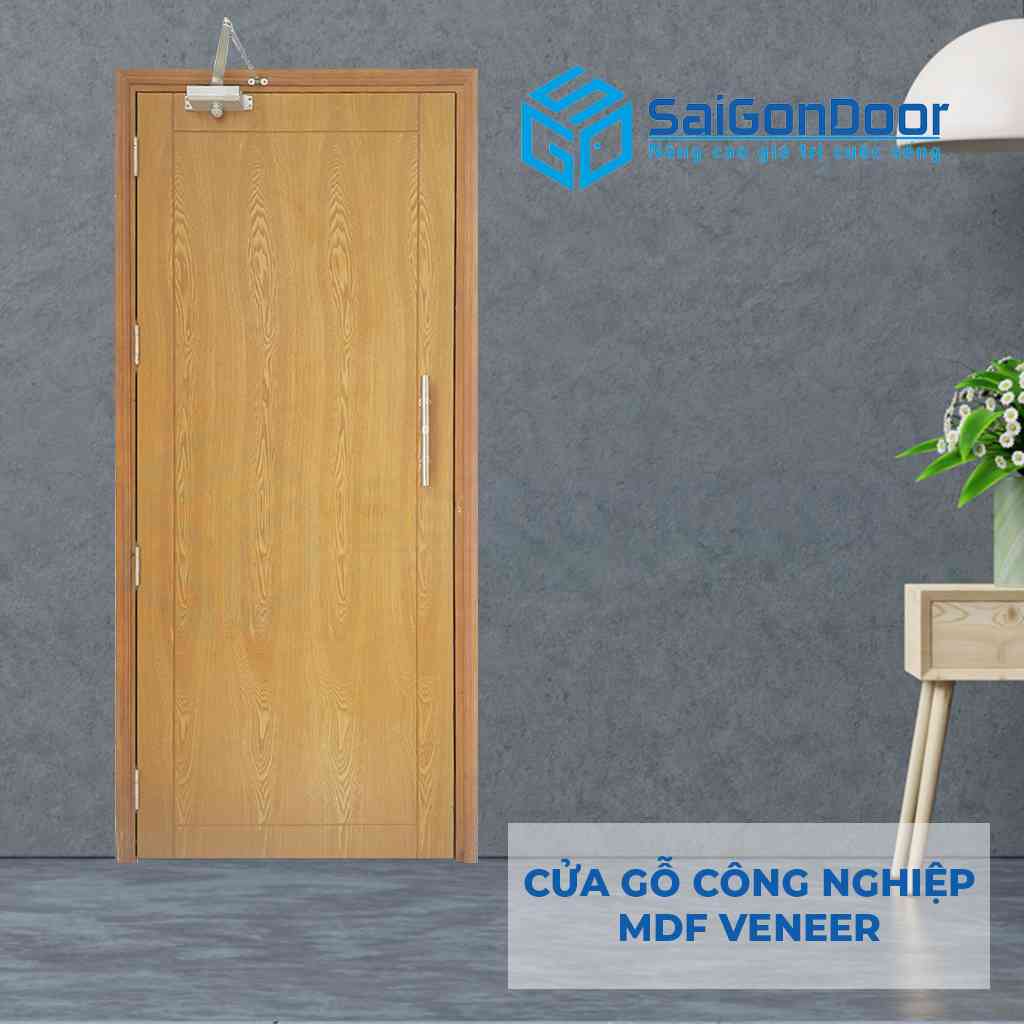 Cửa thoát hiểm MDF veneer P1 sồi SGD