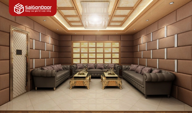 Tiêu chuẩn kỹ thuật cần lưu ý khi lựa chọn cửa cách âm cho phòng hát