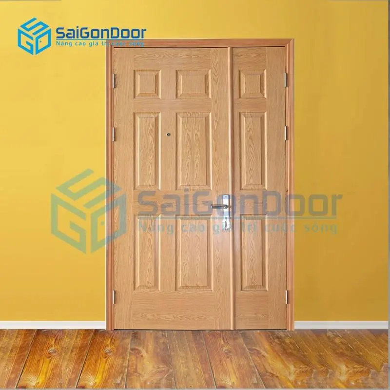 Cửa gỗ HDF vân gỗ tự nhiên