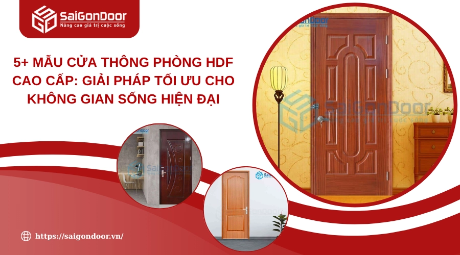 5+ Mẫu Cửa Thông Phòng HDF Cao Cấp: Giải Pháp Tối Ưu Cho Không Gian Sống Hiện Đại