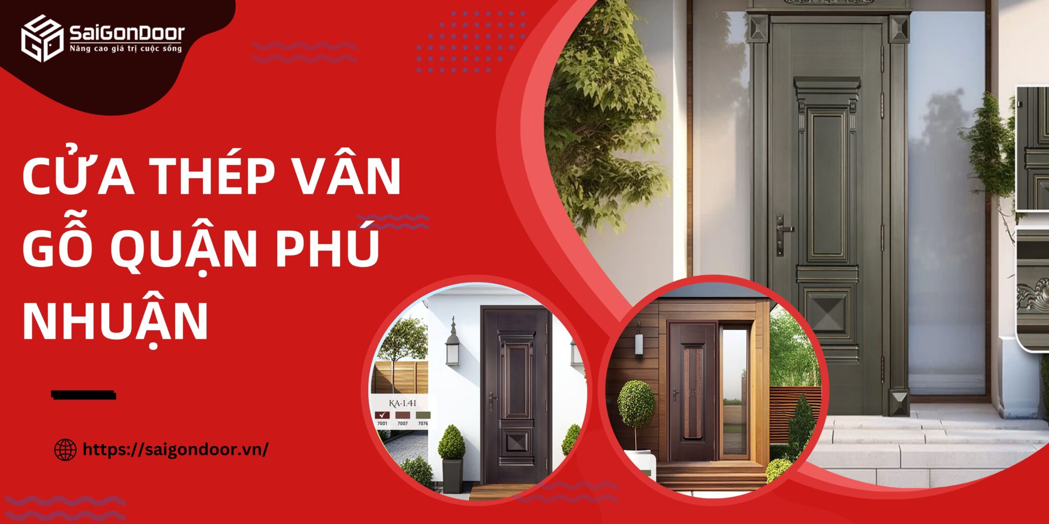 Cửa Thép Vân Gỗ Quận Phú Nhuận – So Sánh Với Cửa Gỗ 