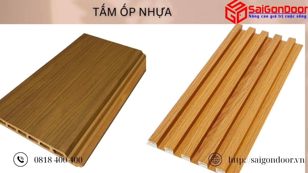 SaigonDoor không chỉ cung cấp các loại tấm ốp nhựa đa dạng