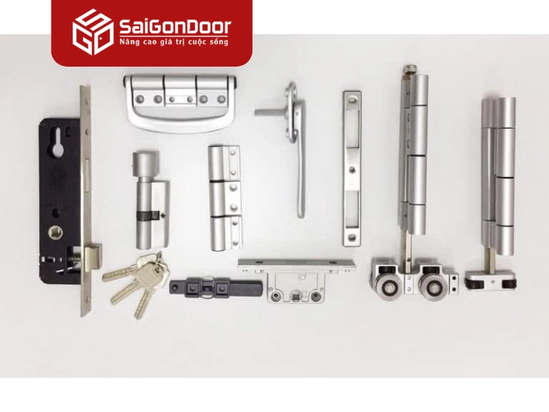Chọn phụ kiện cho cửa gỗ công nghiệp làm từ chất liệu cao cấp, chịu lực tốt