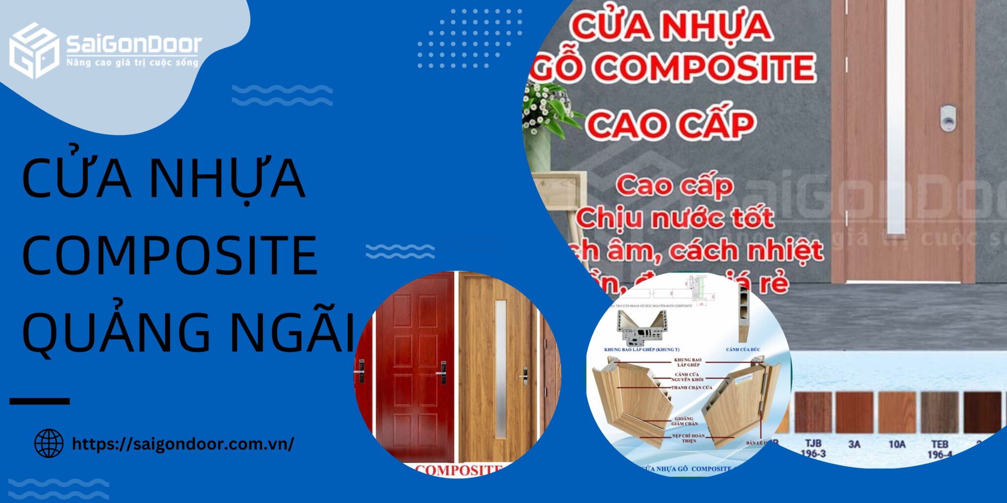 Cửa nhựa composite quảng ngãi: Lựa chọn nội thất thông minh