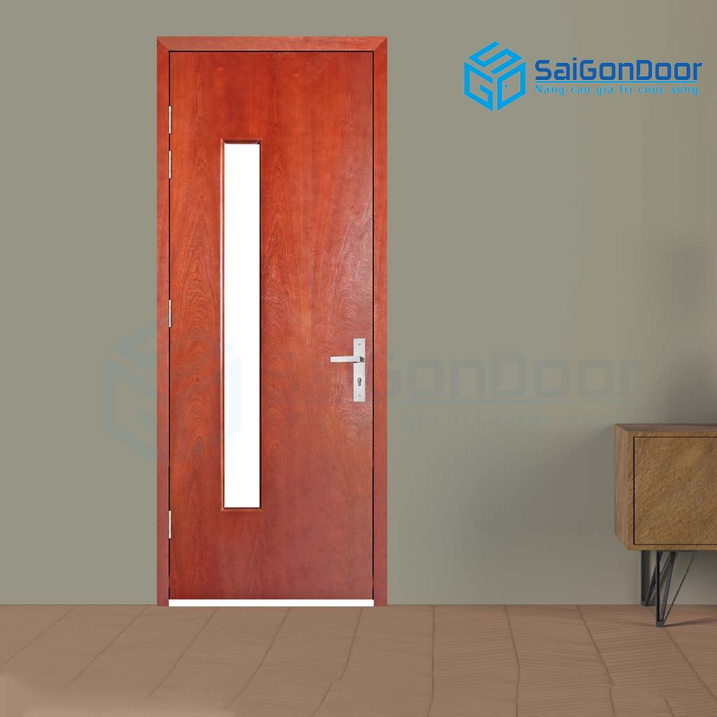 CỬA GỖ CAO CẤP SAIGONDOOR MDF Veneer P1G1 cam xe (2)