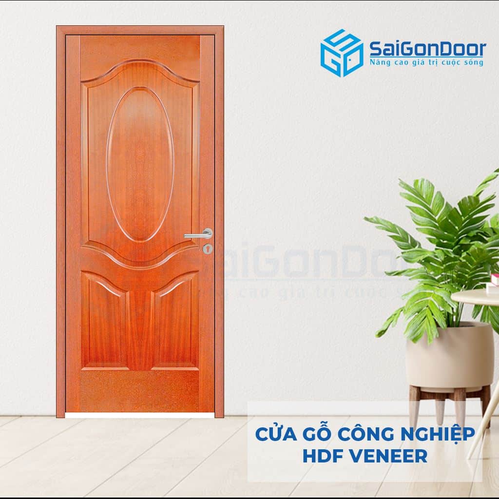 Cửa Gỗ Công Nghiệp HDF Veneer 3A-xoan dao (2)