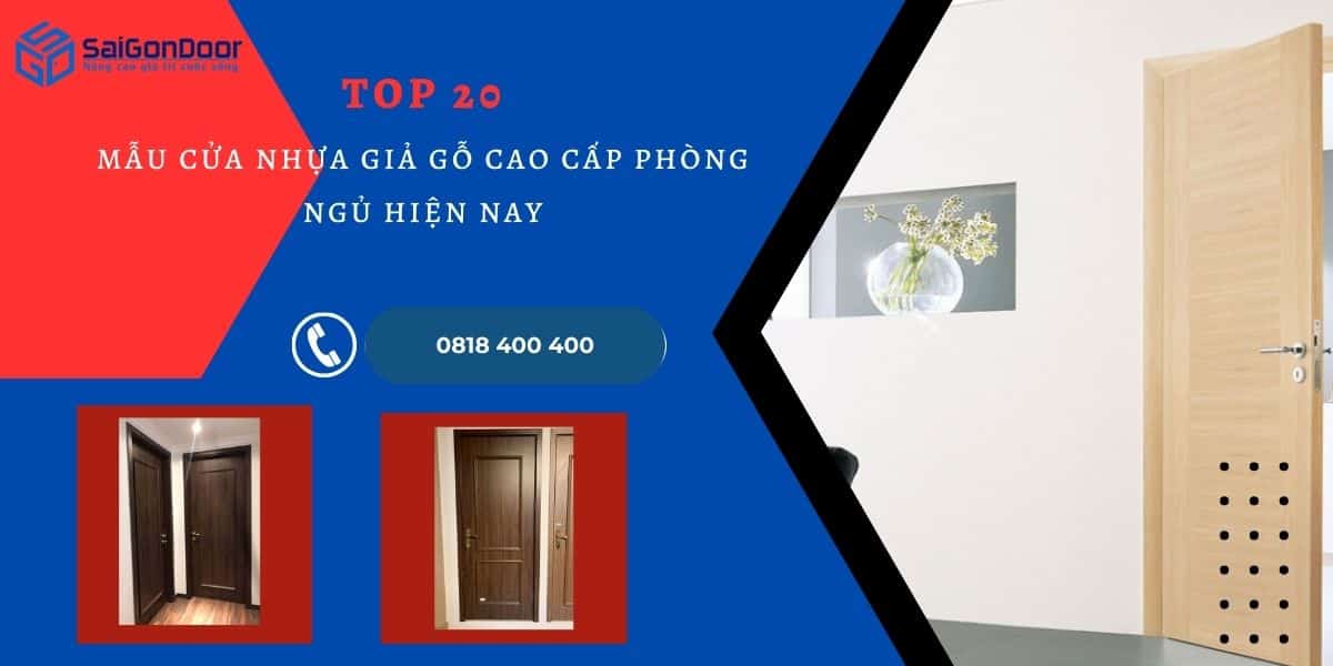 cửa nhựa giả gỗ cao cấp phòng ngủ