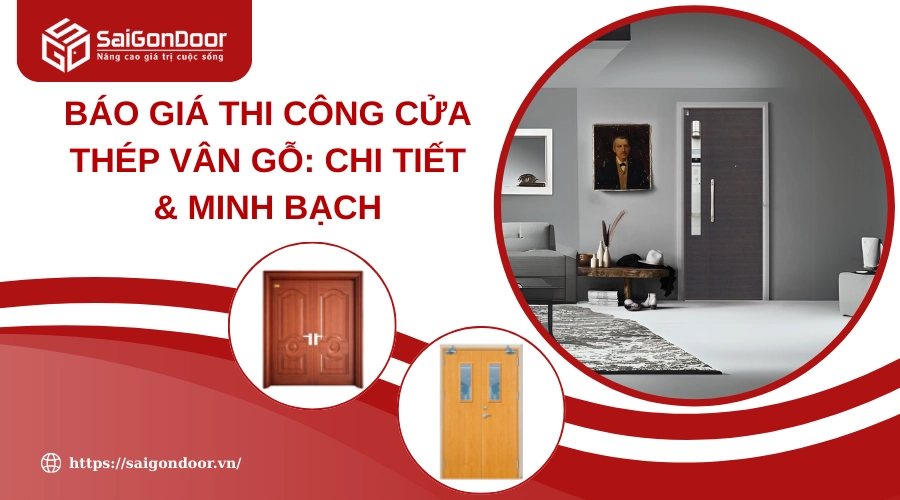 Báo Giá Thi Công Cửa Thép Vân Gỗ: Chi tiết & Minh Bạch Báo Giá Thi Công Cửa Thép Vân Gỗ: Chi tiết & Minh Bạch