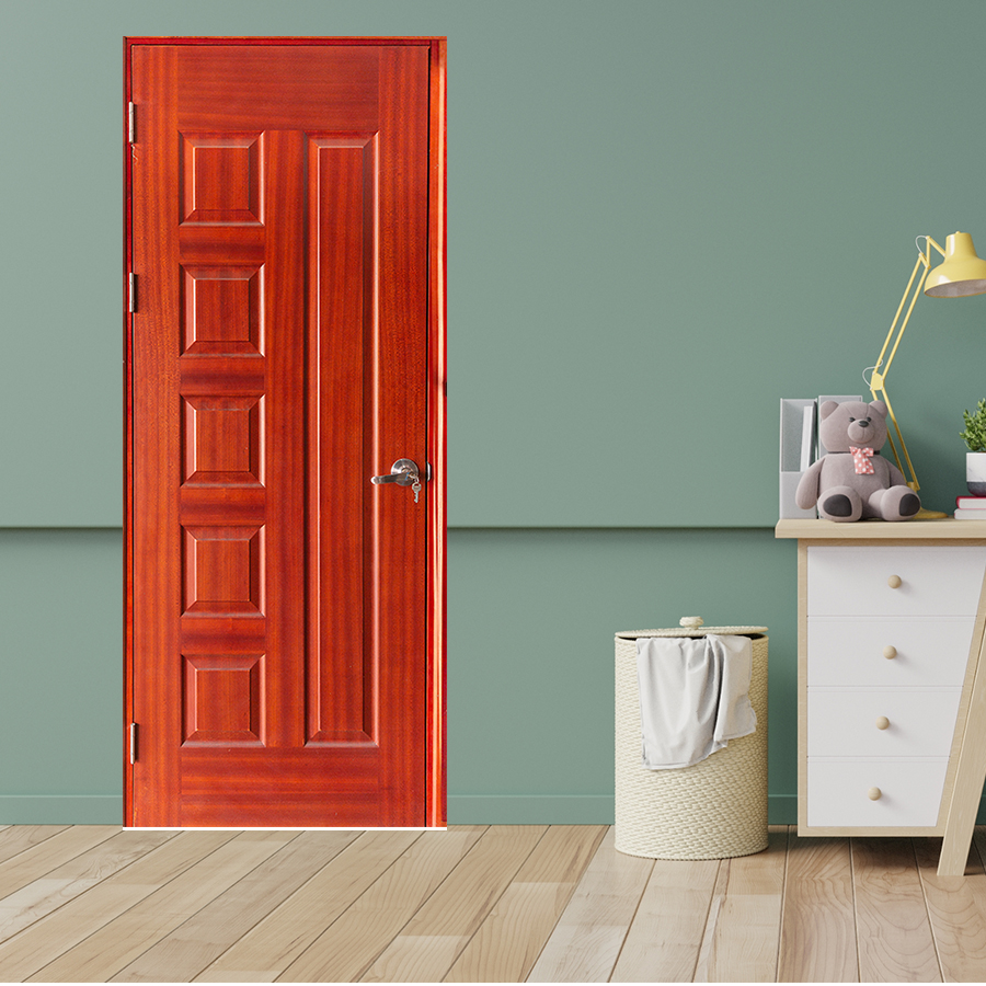 CỬA GỖ PHÒNG NGỦ PN HDF Veneer 6A Cam xe