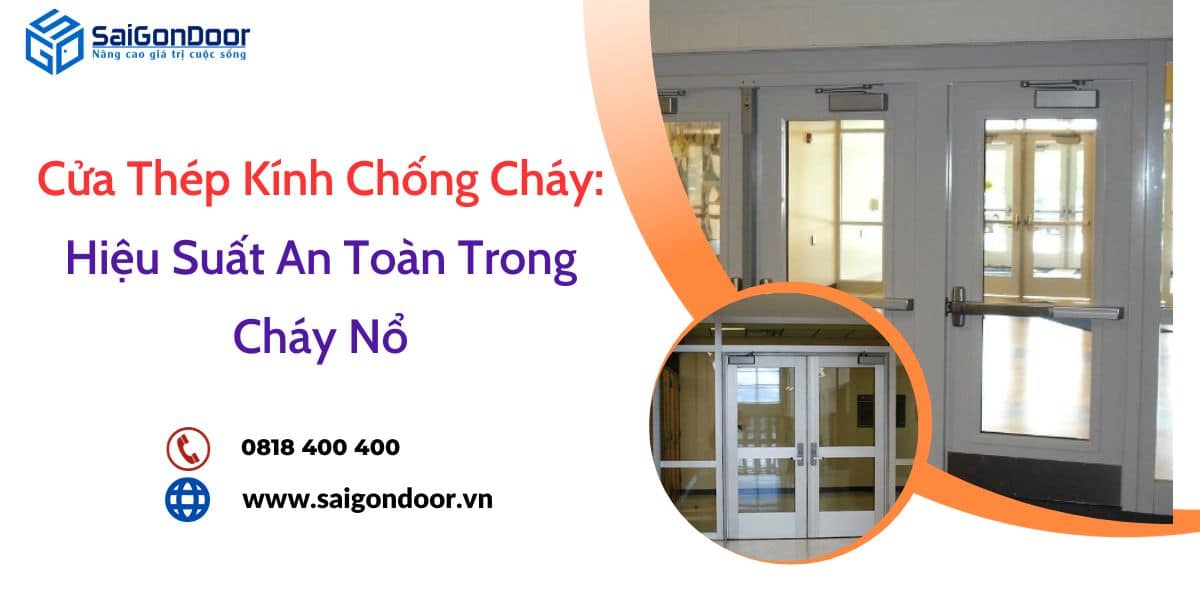 Cửa Thép Kính Chống Cháy: Hiệu Suất An Toàn Trong Cháy Nổ