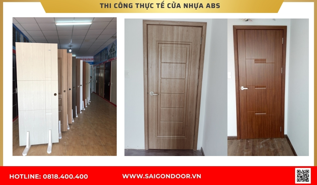 Hình ảnh thi công thực tế cửa nhựa Hàn Quốc Bình Phước