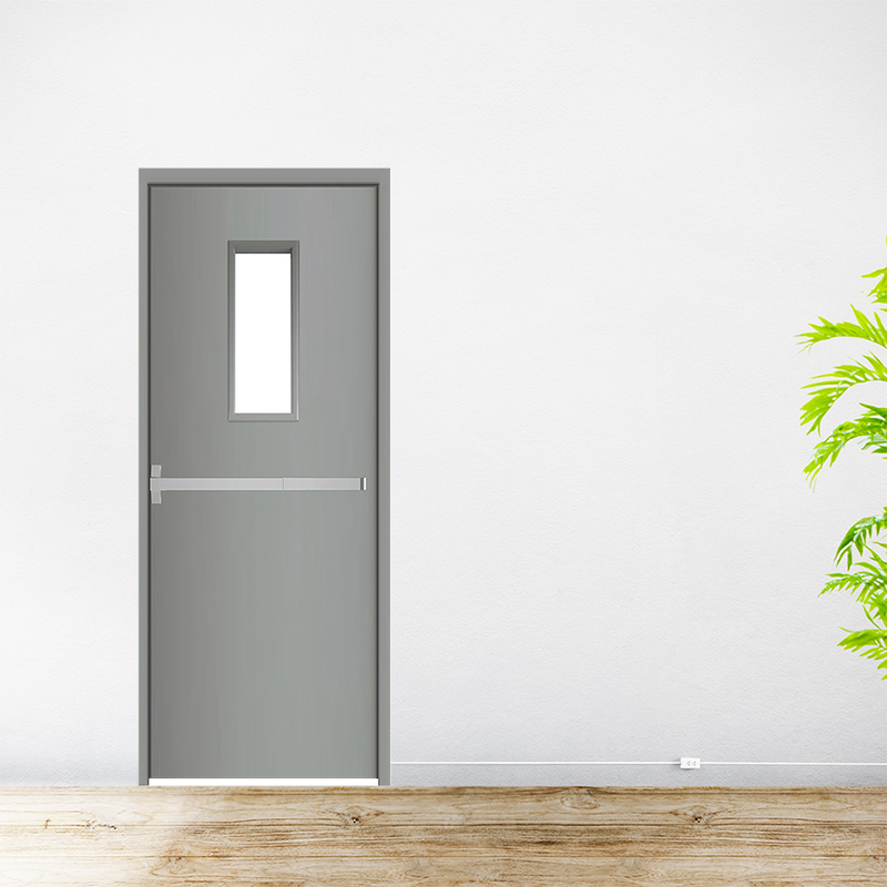 Cửa thép chống cháy TCC P1G1 thanh thoát hiểm đơn