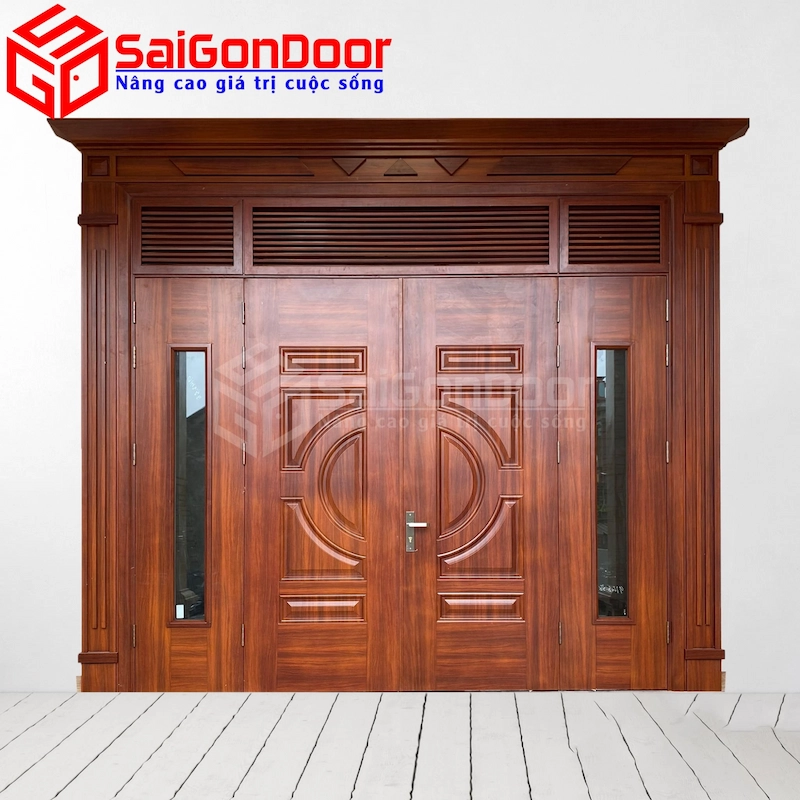 Cửa thép vân gỗ SGD-KM.TVG-4C-36N