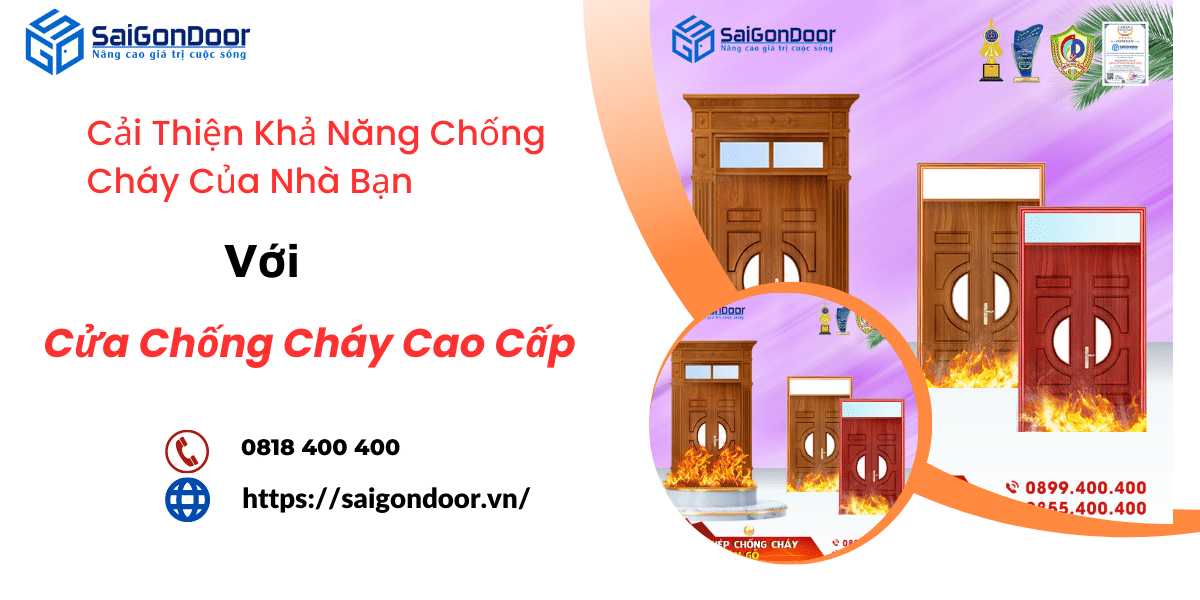 Cải Thiện Khả Năng Chống Cháy Của Nhà Bạn Với Cửa Chống Cháy Cao Cấp