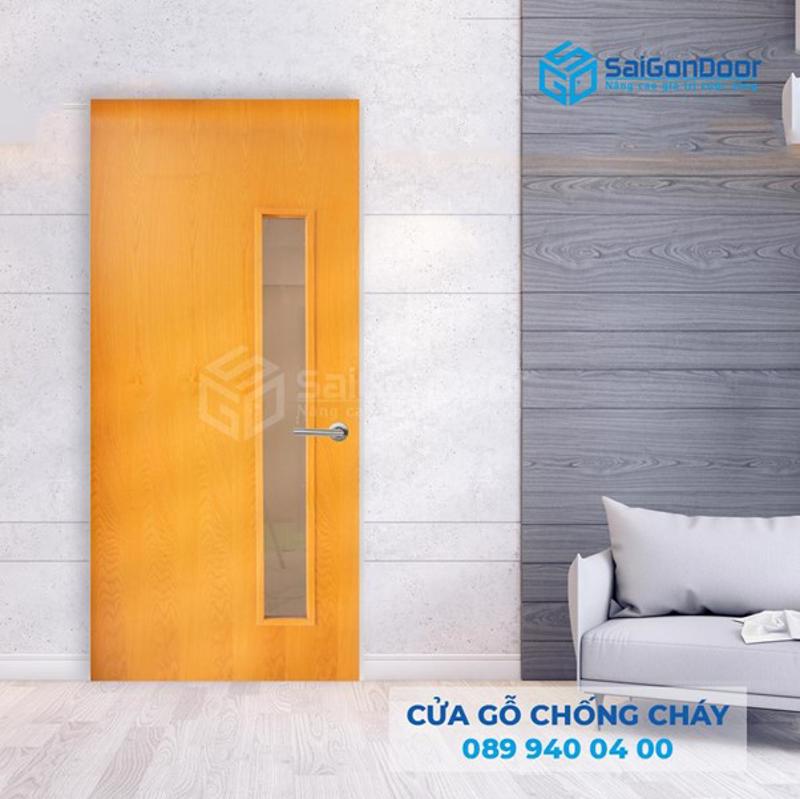 Cửa gỗ chống cháy có thiết kế và mẫu mã phù hợp